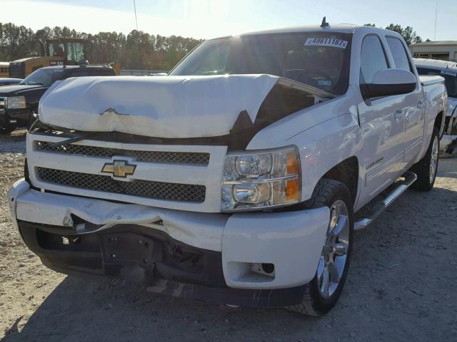 3GCRCTE09AG147472 - 2010 CHEVROLET SILVERADO WHITE photo 2