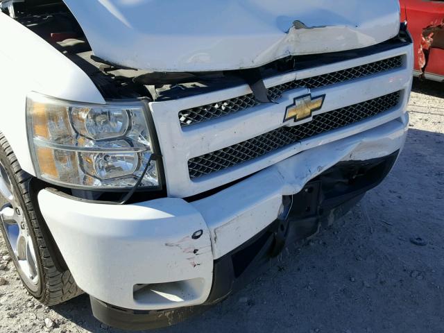 3GCRCTE09AG147472 - 2010 CHEVROLET SILVERADO WHITE photo 9