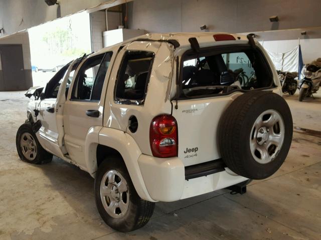 1J4GL48K04W129730 - 2004 JEEP LIBERTY SP WHITE photo 3
