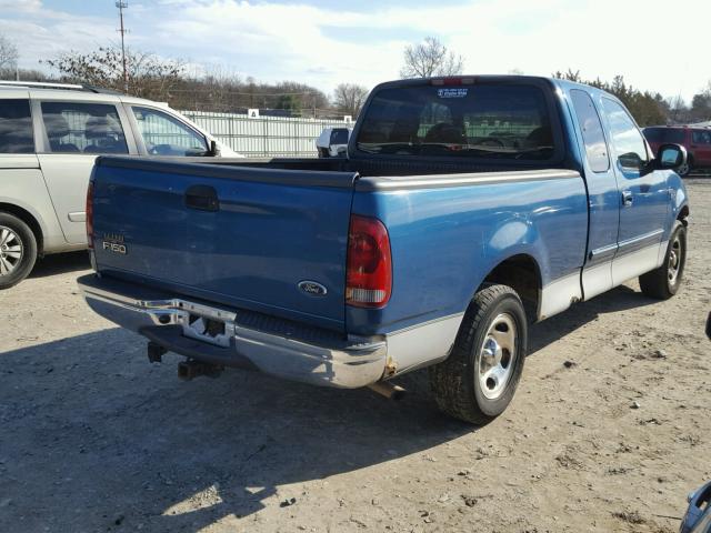 1FTRX17W31NA25692 - 2001 FORD F150 TEAL photo 4