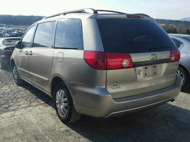 5TDZA23C66S572220 - 2006 TOYOTA SIENNA CE TAN photo 3