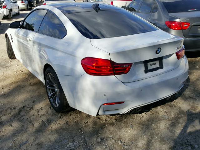 WBS3R9C57FK334191 - 2015 BMW M4 WHITE photo 3
