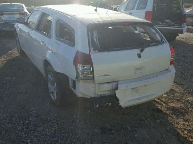 2D4FV47TX8H262251 - 2008 DODGE MAGNUM WHITE photo 3