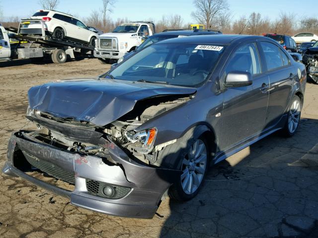 JA3AU86W39U034652 - 2009 MITSUBISHI LANCER GTS GRAY photo 2