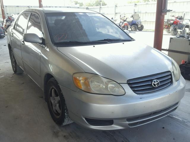 1NXBR32E54Z279013 - 2004 TOYOTA COROLLA LE 银色 照片 1