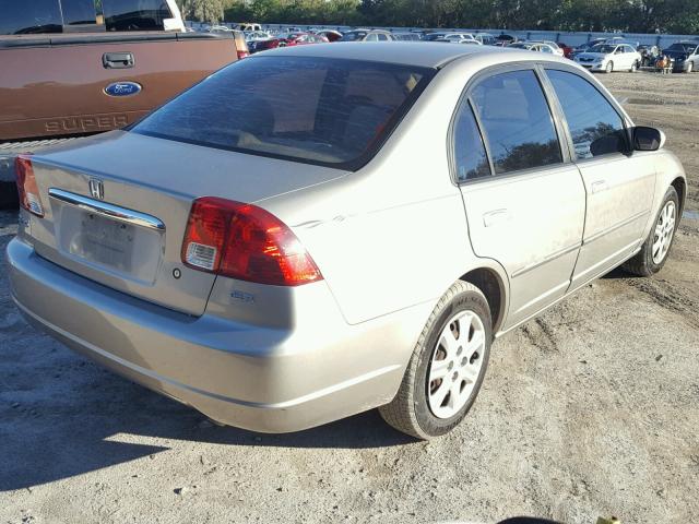 2HGES26753H604726 - 2003 HONDA CIVIC EX TAN photo 4