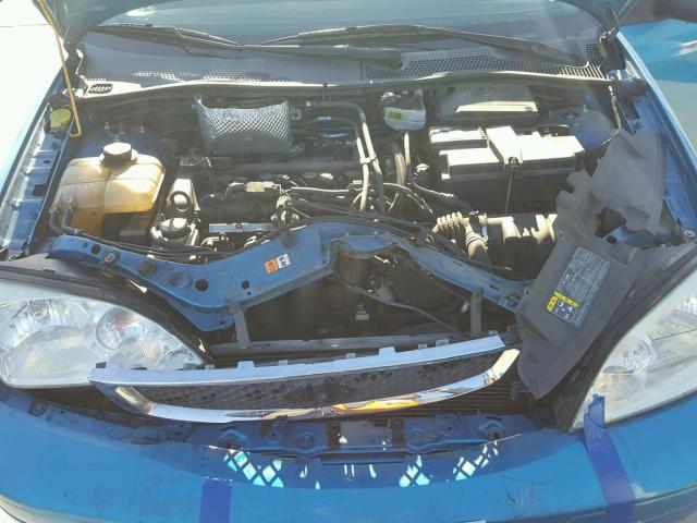 1FAHP36N97W170972 - 2007 FORD FOCUS ZXW BLUE photo 7