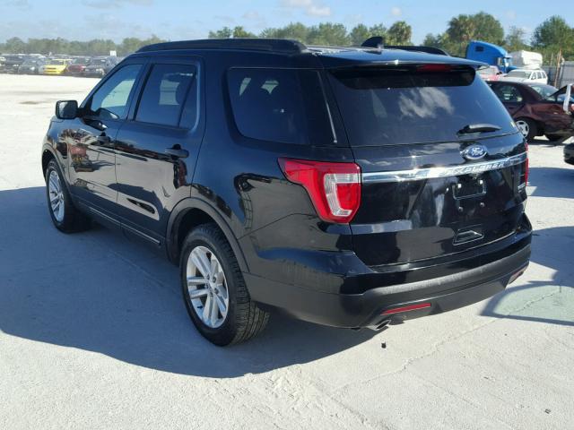 1FM5K7B84GGA75888 - 2016 FORD EXPLORER BLACK photo 3