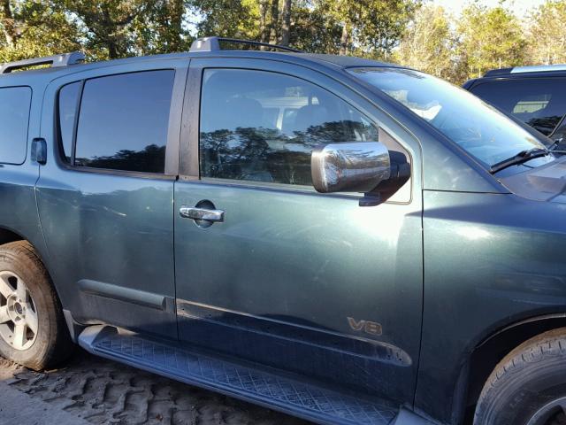 5N1AA08AX5N709426 - 2005 NISSAN ARMADA SE BLUE photo 9