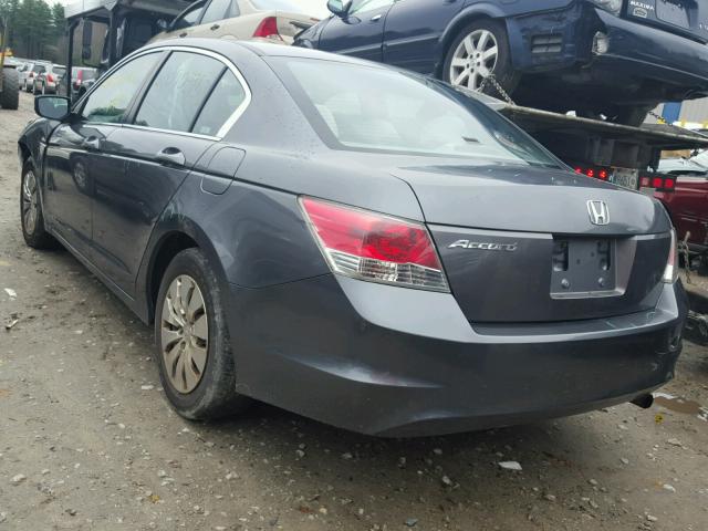 1HGCP26389A031673 - 2009 HONDA ACCORD LX GRAY photo 3