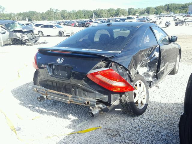 1HGCM82684A004588 - 2004 HONDA ACCORD EX BLACK photo 4