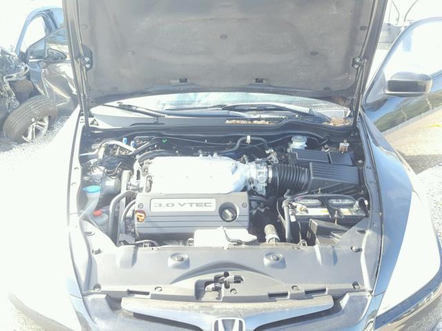 1HGCM82684A004588 - 2004 HONDA ACCORD EX BLACK photo 7