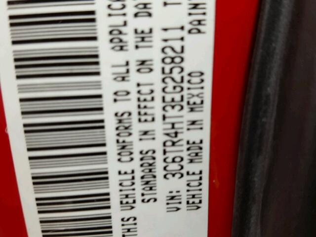 3C6TR4HT3EG258211 - 2014 RAM 2500 ST RED photo 10