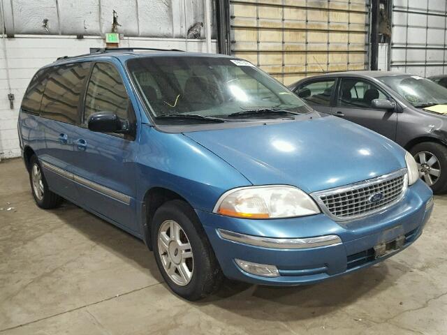 2FMDA52461BB23308 - 2001 FORD WINDSTAR S BLUE photo 1