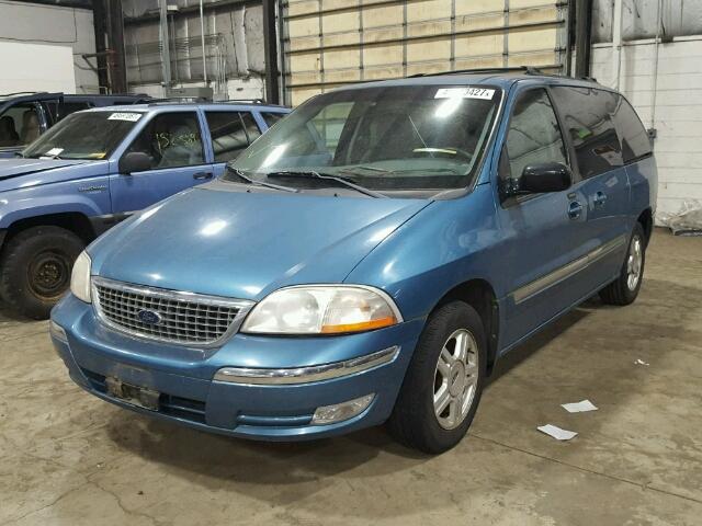 2FMDA52461BB23308 - 2001 FORD WINDSTAR S BLUE photo 2