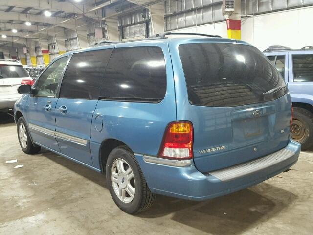 2FMDA52461BB23308 - 2001 FORD WINDSTAR S BLUE photo 3