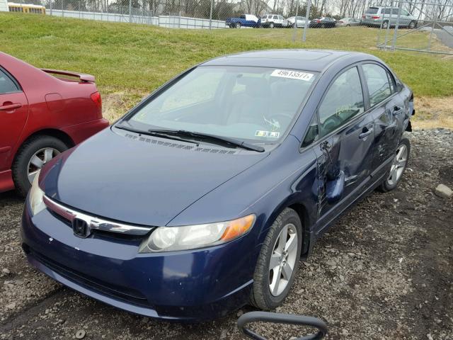 1HGFA16806L079723 - 2006 HONDA CIVIC EX ლურჯი ფოტო 2