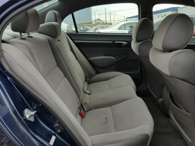 1HGFA16806L079723 - 2006 HONDA CIVIC EX ლურჯი ფოტო 6