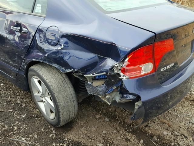 1HGFA16806L079723 - 2006 HONDA CIVIC EX ლურჯი ფოტო 9