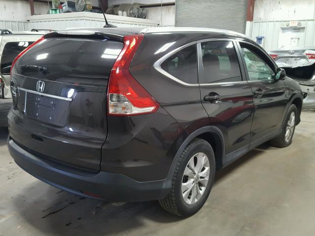 2HKRM3H74EH565859 - 2014 HONDA CR-V EXL BROWN photo 4