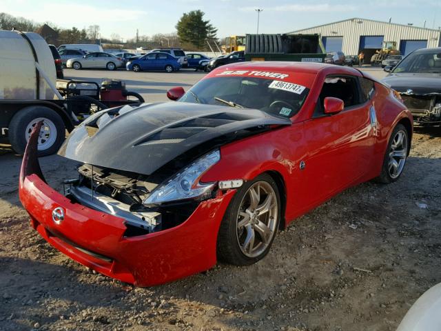 JN1AZ4EH7CM561781 - 2012 NISSAN 370Z BASE RED photo 2