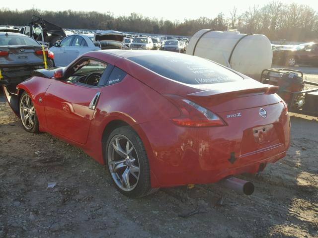 JN1AZ4EH7CM561781 - 2012 NISSAN 370Z BASE RED photo 3