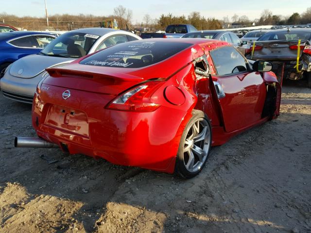 JN1AZ4EH7CM561781 - 2012 NISSAN 370Z BASE RED photo 4