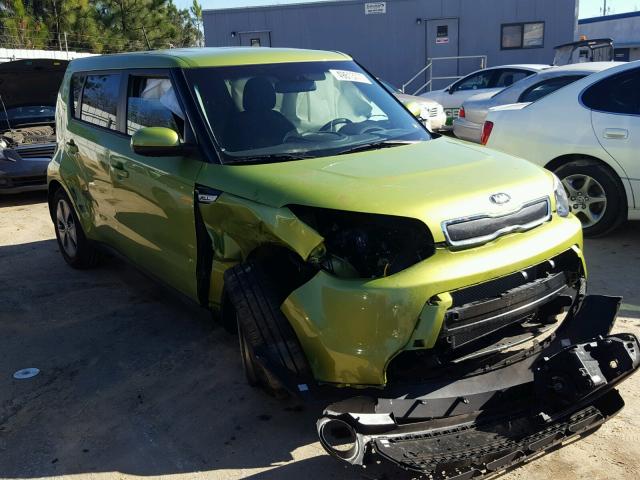 KNDJN2A24G7866111 - 2016 KIA SOUL GREEN photo 1