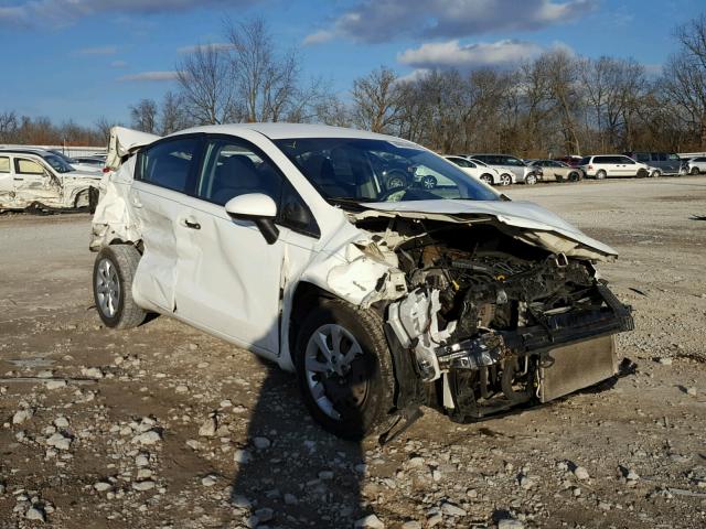 KNADM4A39D6137198 - 2013 KIA RIO LX WHITE photo 1