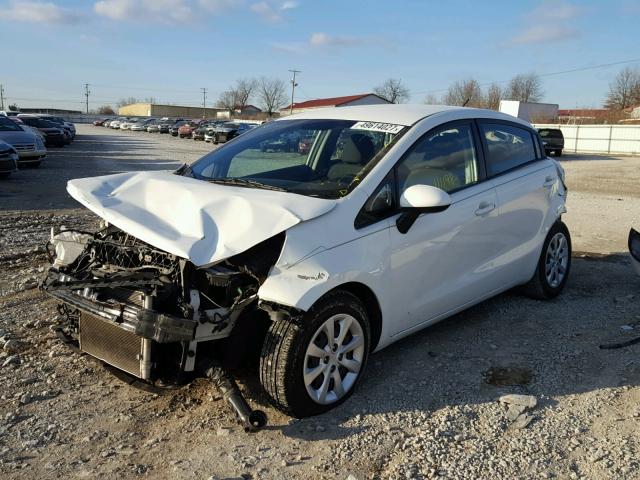 KNADM4A39D6137198 - 2013 KIA RIO LX Սպիտակ լուսանկար 2