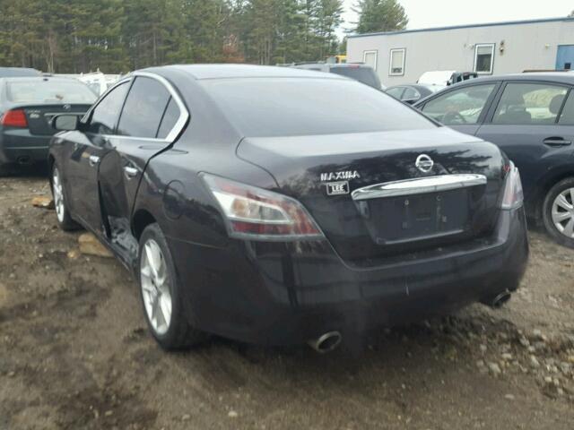 1N4AA5AP9DC800784 - 2013 NISSAN MAXIMA S BLACK photo 3