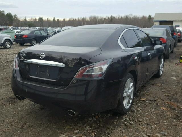 1N4AA5AP9DC800784 - 2013 NISSAN MAXIMA S BLACK photo 4