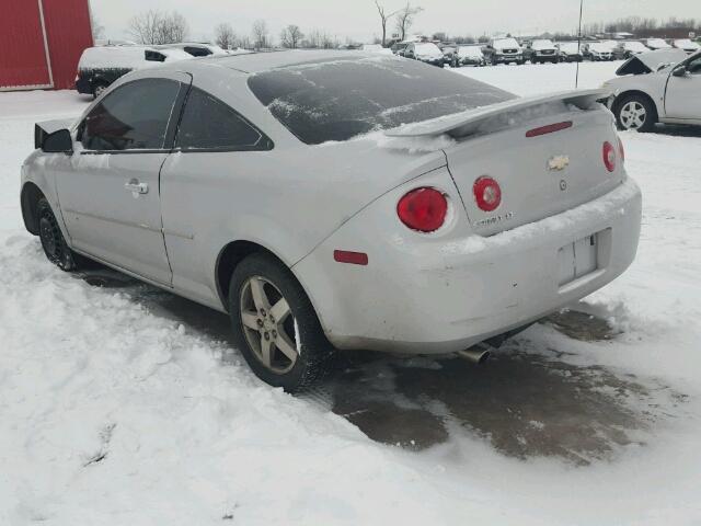 1G1AL15FX87126621 - 2008 CHEVROLET COBALT LT SILVER photo 3