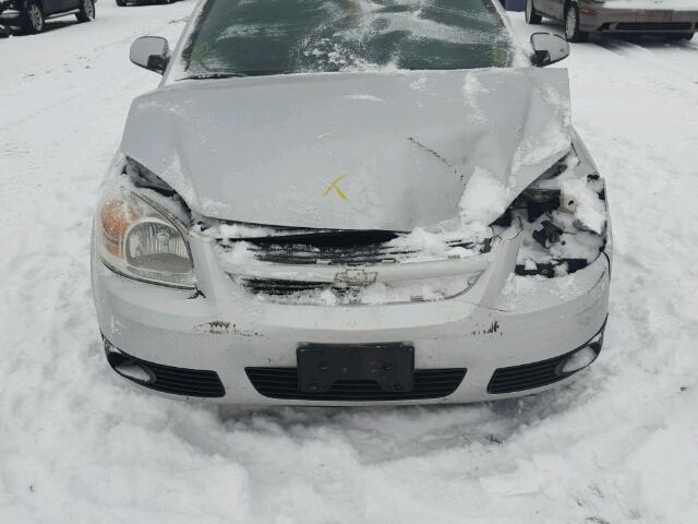 1G1AL15FX87126621 - 2008 CHEVROLET COBALT LT SILVER photo 9