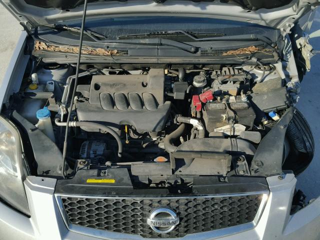 3N1AB6AP2CL671399 - 2012 NISSAN SENTRA 2.0 SILVER photo 7