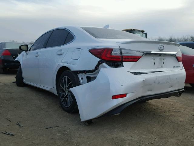 JTHBK1GG5G2217780 - 2016 LEXUS ES 350 WHITE photo 3