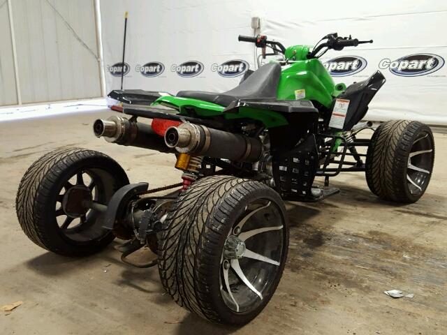 L3DGGJG22D1002084 - 2013 ATV FOUR WHEEL GREEN photo 4