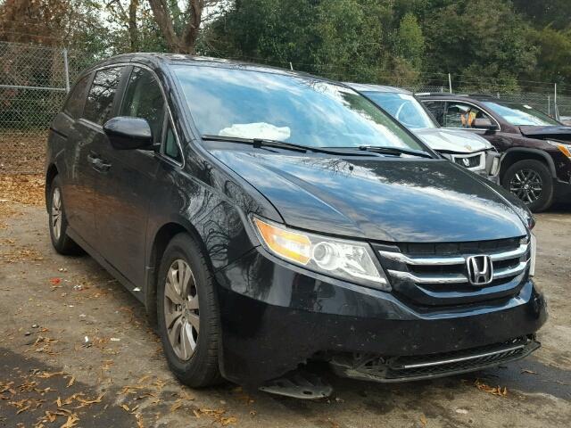 5FNRL5H6XFB039452 - 2015 HONDA ODYSSEY EX BLACK photo 1