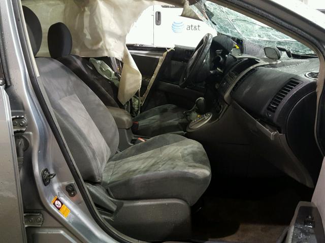 3N1AB61E29L611209 - 2009 NISSAN SENTRA 2.0 SILVER photo 5