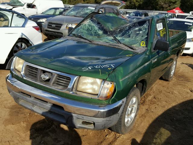 1N6DD21S1WC313760 - 1998 NISSAN FRONTIER X GREEN photo 2