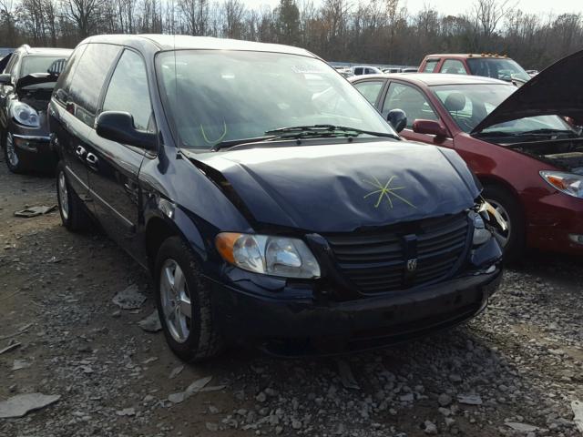 1D4GP45RX6B592788 - 2006 DODGE CARAVAN SX BLUE photo 1