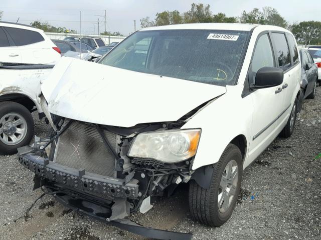 2D4RN1AG2BR621472 - 2011 DODGE GRAND CARA WHITE photo 2