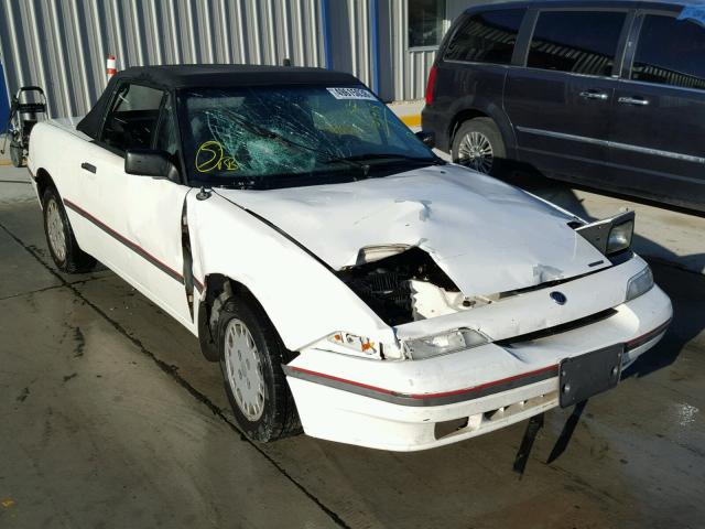 6MPCT01Z5P8644843 - 1993 MERCURY CAPRI WHITE photo 1