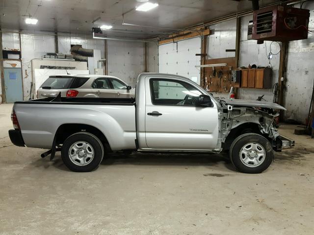 5TENX22N99Z649783 - 2009 TOYOTA TACOMA SILVER photo 9