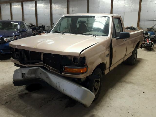 1FTEF15YXTLC13548 - 1996 FORD F150 TAN photo 2