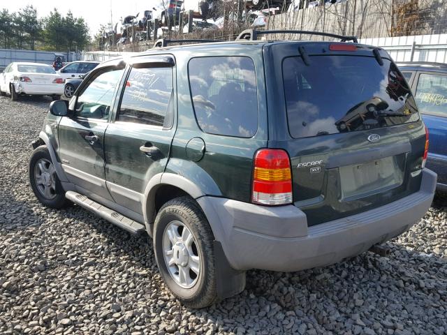 1FMCU04102KC28300 - 2002 FORD ESCAPE XLT GREEN photo 3