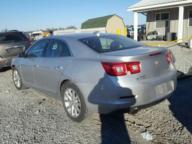 1G11F5SL9FU139674 - 2015 CHEVROLET MALIBU LTZ 银色 照片 3