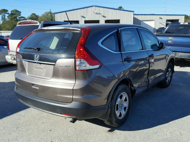 2HKRM4H3XEH622763 - 2014 HONDA CR-V LX GRAY photo 4