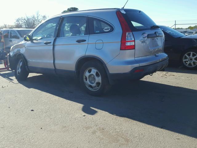 JHLRE48387C048453 - 2007 HONDA CR-V LX GRAY photo 3