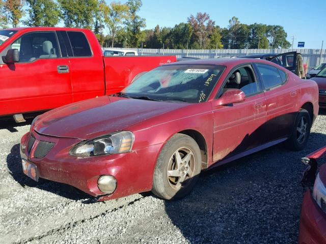 2G2WS522141345293 - 2004 PONTIAC GRAND PRIX ბურგუნდია ფოტო 2
